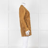 Isabel Marant Etoile Brown Suede Collarless Coat