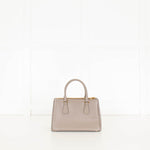 Prada Taupe Saffiano Leather Galleria Small Bag