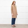 Celine Tan Wool Blend Edge To Edge Coat