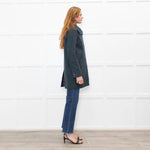 Sessun Teal Wool Short Coat