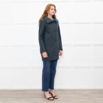 Sessun Teal Wool Short Coat