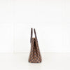 Louis Vuitton 2016 Damier Ebene Kensington Tote With Long Strap