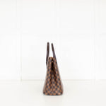 Louis Vuitton 2016 Damier Ebene Kensington Tote With Long Strap