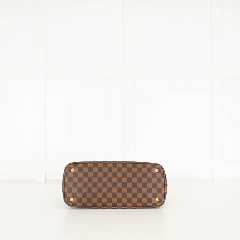 Louis Vuitton 2016 Damier Ebene Kensington Tote With Long Strap