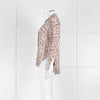 Bella Dahl Brown and Cream Patterned Collared Shirt