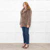 Jakke Beige Faux Fur Short Coat