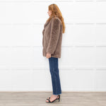 Jakke Beige Faux Fur Short Coat