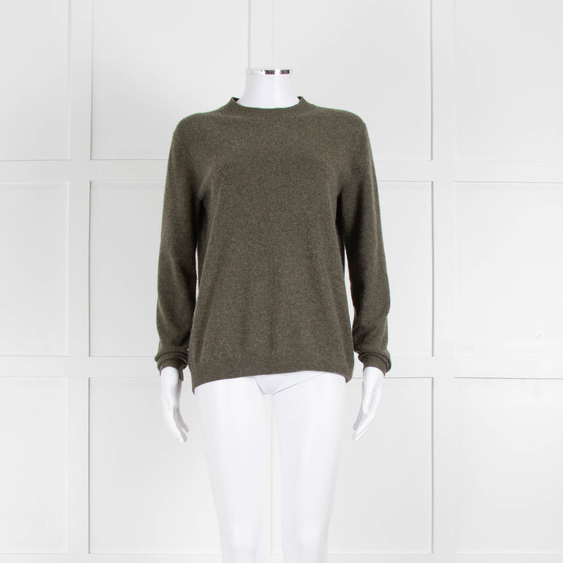 Studio Nicholson Green Cashmere Roundneck Jumper