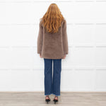 Jakke Beige Faux Fur Short Coat