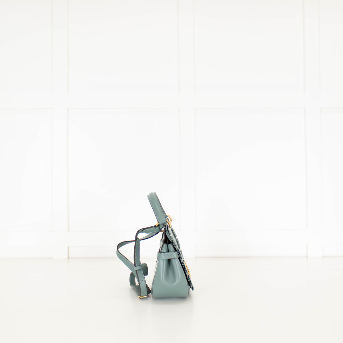 Mulberry Blue Frill Trim Amberley Bag