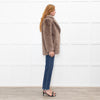 Jakke Beige Faux Fur Short Coat