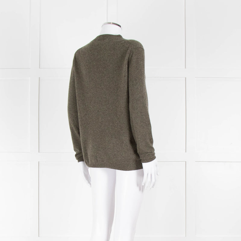 Studio Nicholson Green Cashmere Roundneck Jumper
