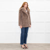 Jakke Beige Faux Fur Short Coat