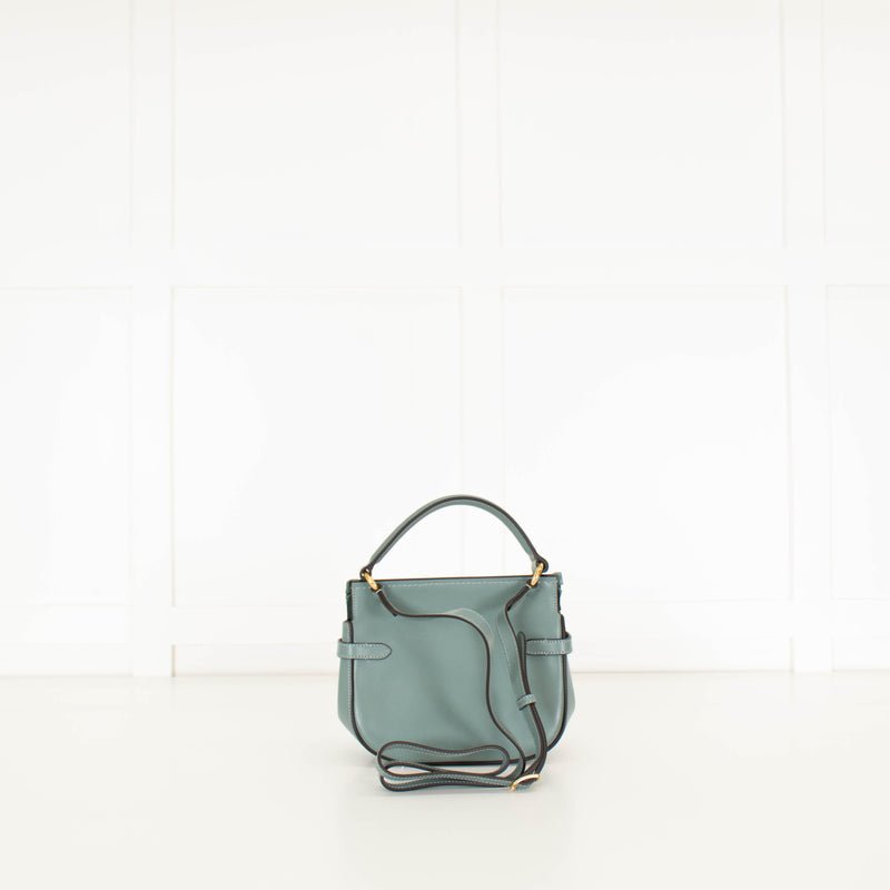 Mulberry Blue Frill Trim Amberley Bag