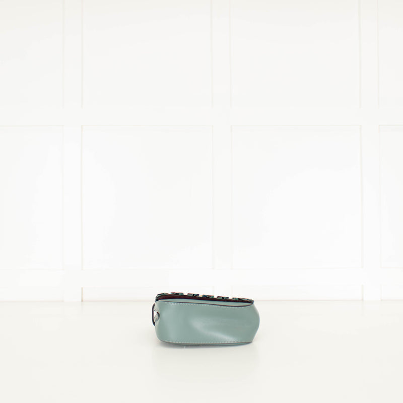 Mulberry Blue Frill Trim Amberley Bag