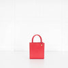 Veronica Beard Red Long Handle Small Shopper
