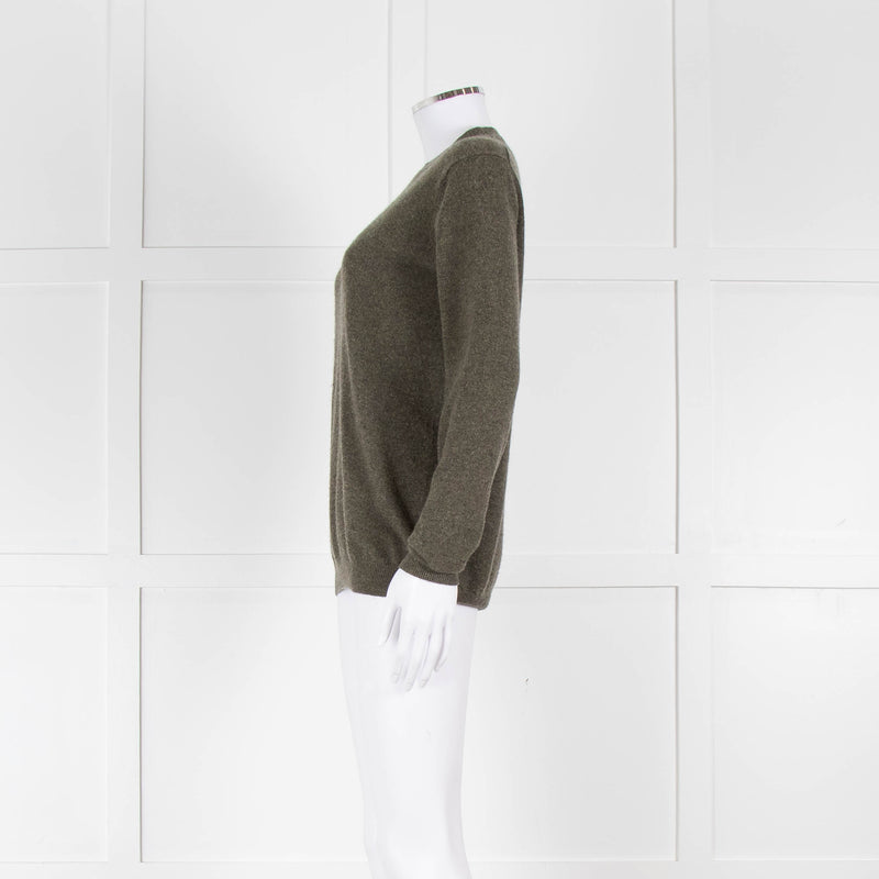Studio Nicholson Green Cashmere Roundneck Jumper
