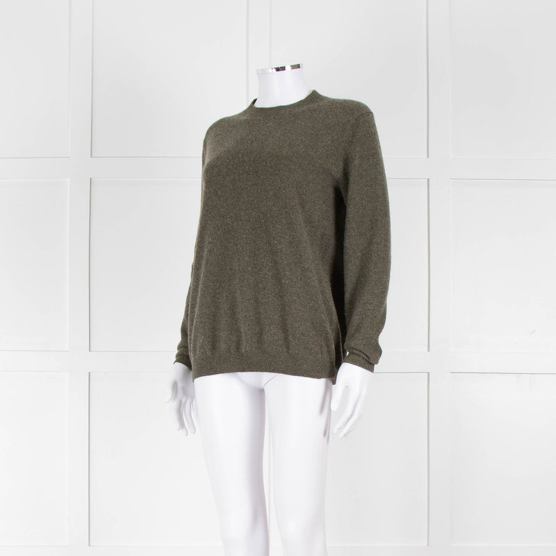 Studio Nicholson Green Cashmere Roundneck Jumper