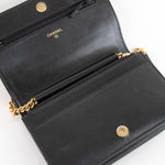 Chanel Black Caviar Boy Wallet On The Chain Bag