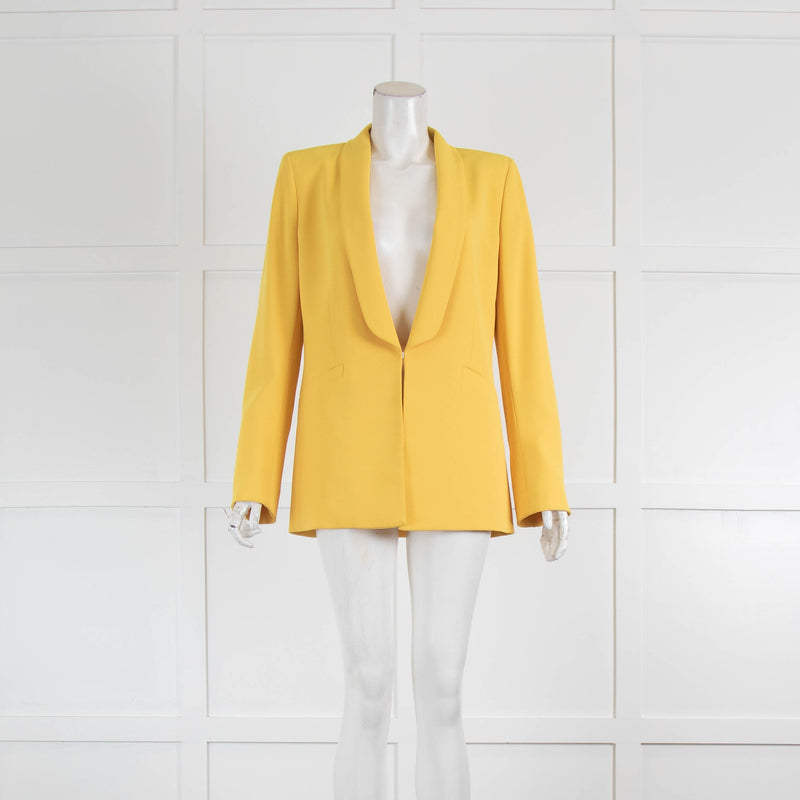 Alice + Olivia Yellow Blazer Jacket