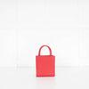 Veronica Beard Red Long Handle Small Shopper