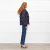 Zadig & Voltaire Navy Blue Hooded Puffer Jacket