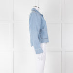 Claudie Pierlot Blue Denim Short Denim Jacket