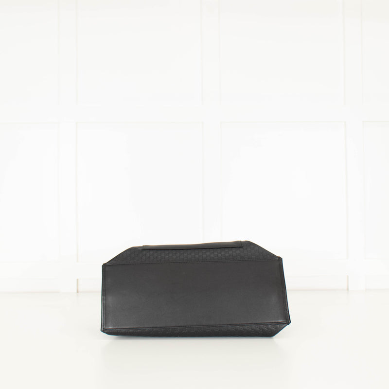 Gucci Black Micro Guccisimma Tote Bag