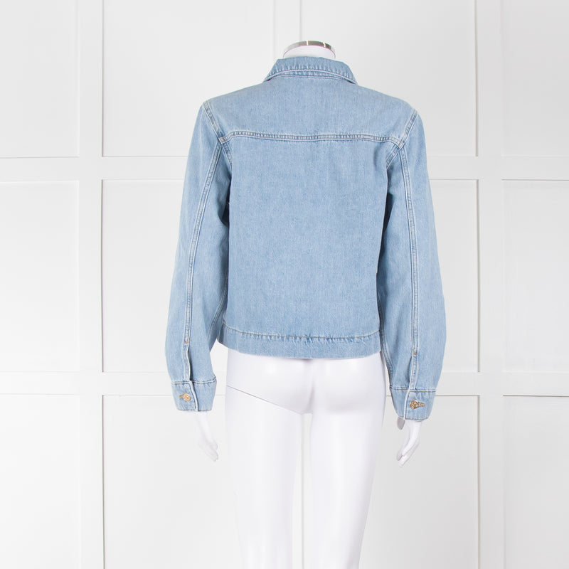 Claudie Pierlot Blue Denim Short Denim Jacket