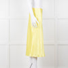 Vince Bright Yellow Slip Skirt Elastic Waist