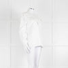 Vilshenko Suzy Embroidered White Cotton Blouse