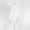 Vilshenko Suzy Embroidered White Cotton Blouse
