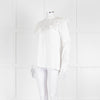 Vilshenko Suzy Embroidered White Cotton Blouse