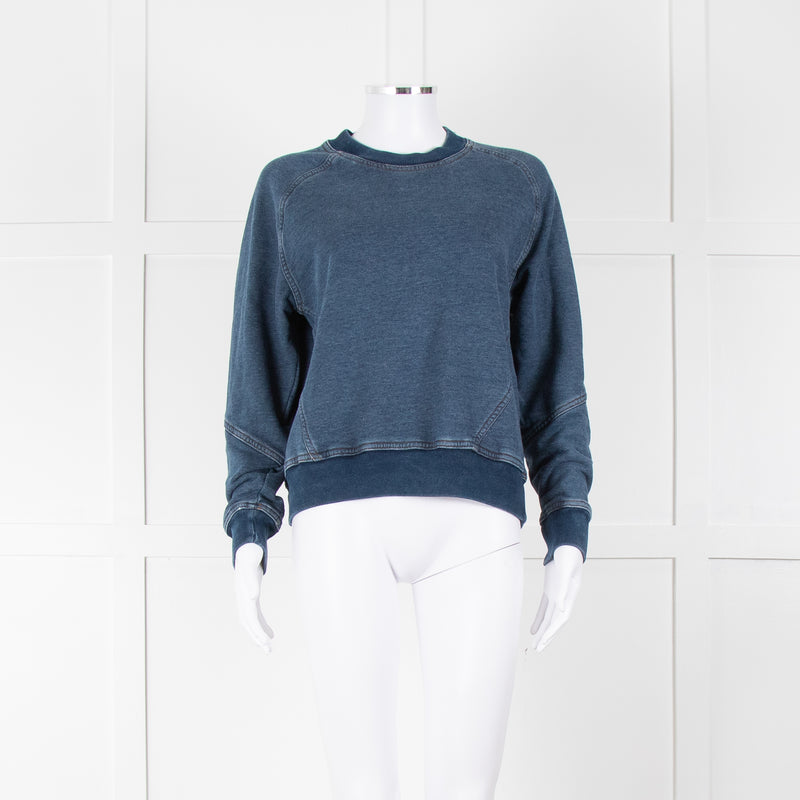 Stella McCartney Denim Blue Sweatshirt
