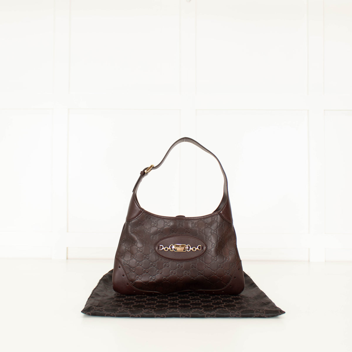 Gucci Brown Vintage Logo Jackie Hobo Bag