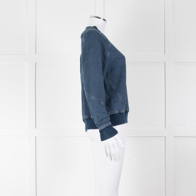 Stella McCartney Denim Blue Sweatshirt