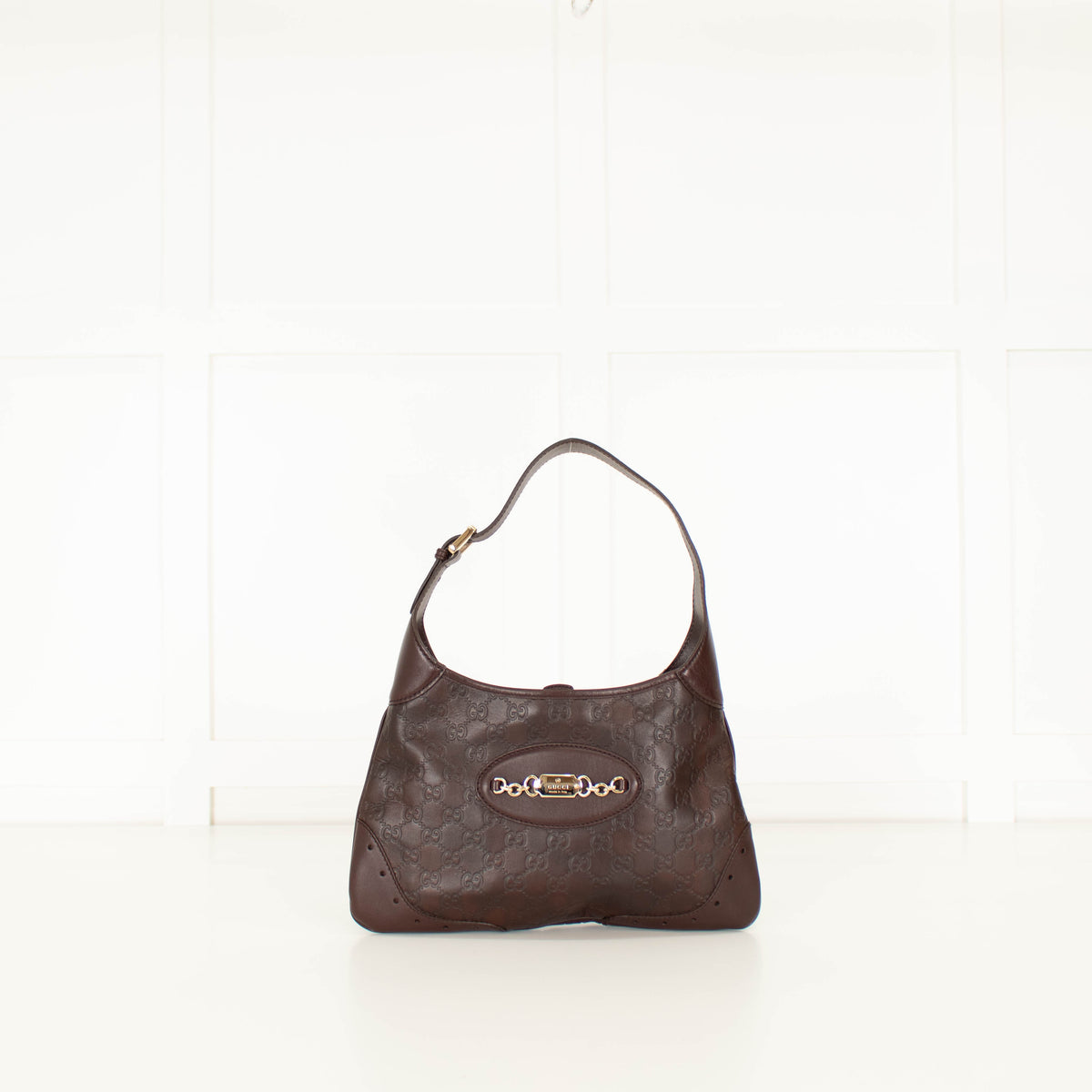 Gucci Brown Vintage Logo Jackie Hobo Bag
