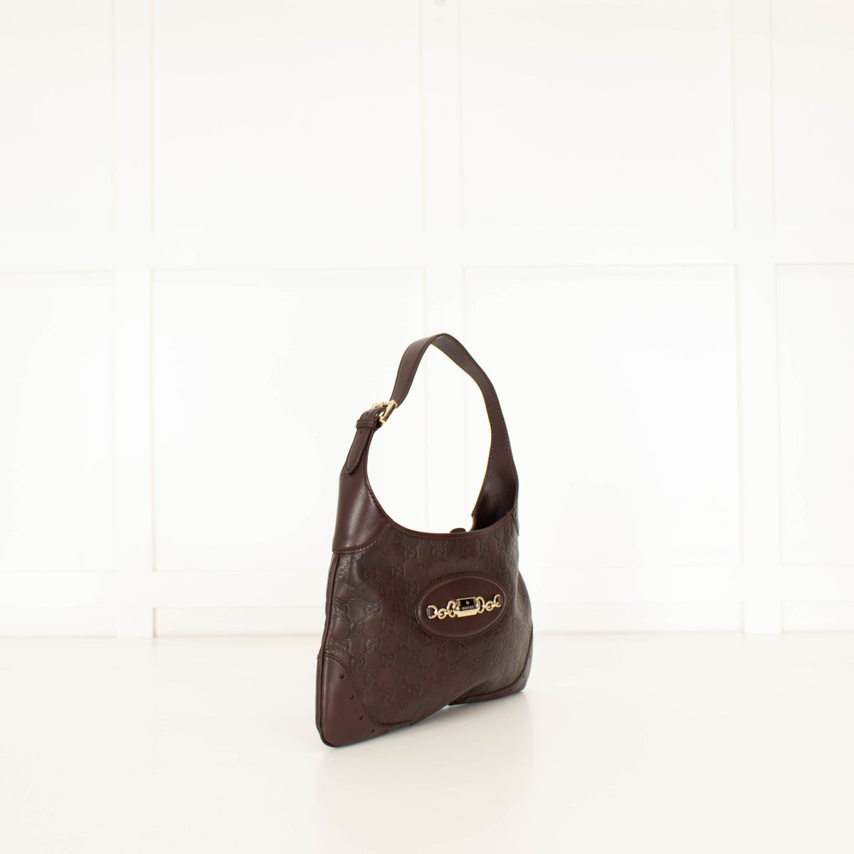 Gucci Brown Vintage Logo Jackie Hobo Bag