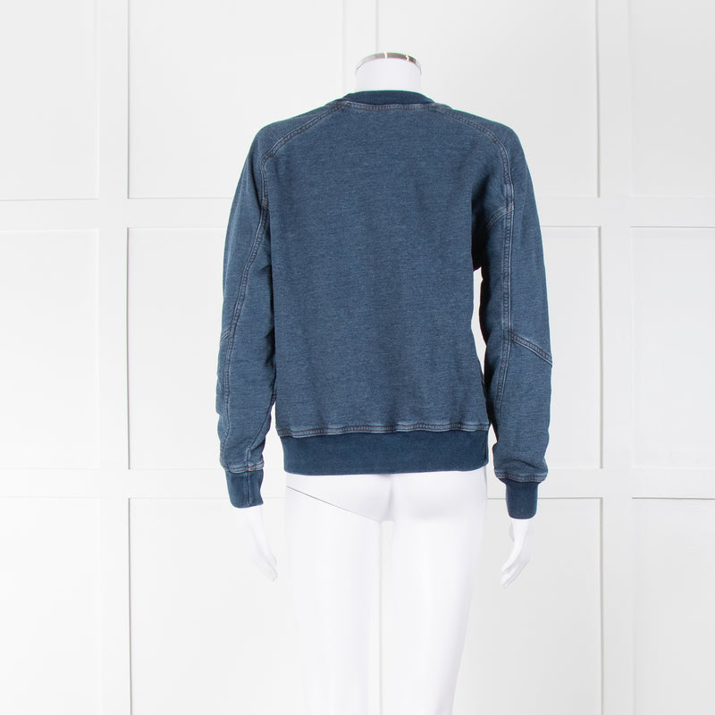 Stella McCartney Denim Blue Sweatshirt