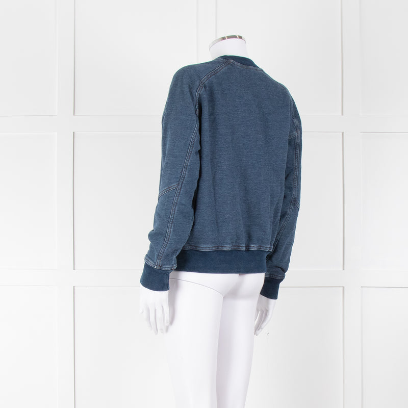 Stella McCartney Denim Blue Sweatshirt