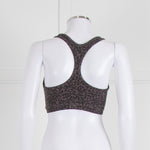 Varley Lets Move Park Sports Bra in Brown Leopard