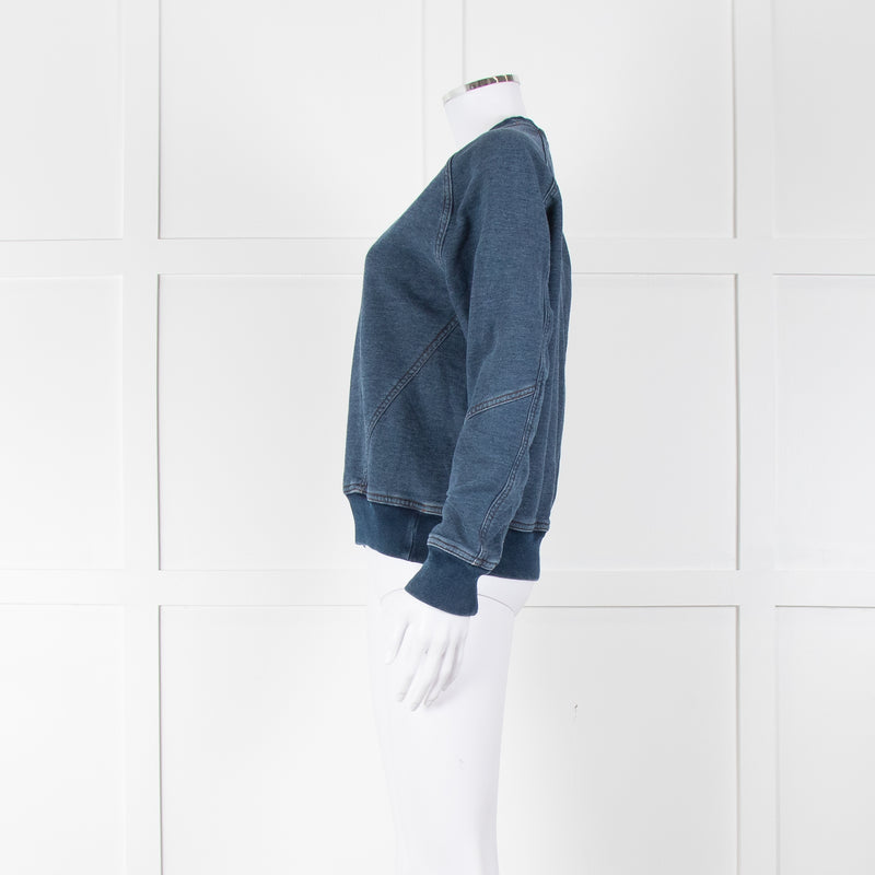 Stella McCartney Denim Blue Sweatshirt