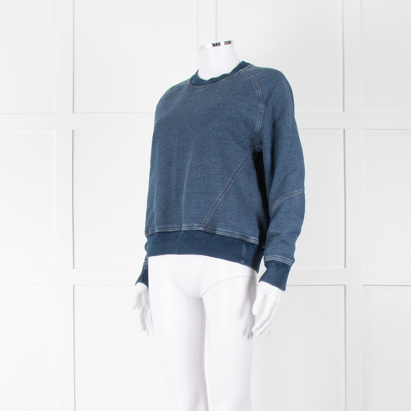 Stella McCartney Denim Blue Sweatshirt