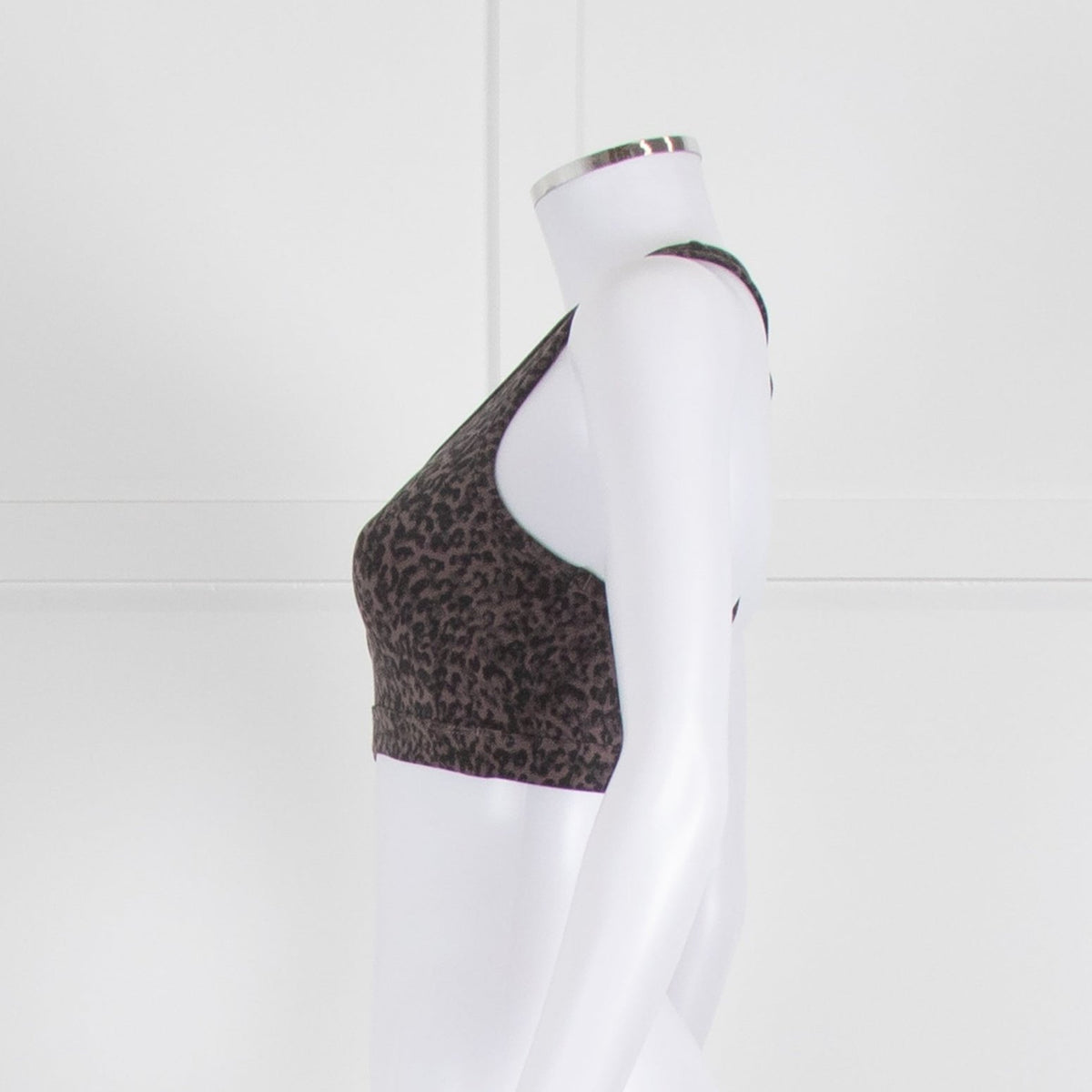 Varley Lets Move Park Sports Bra in Brown Leopard