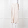 Vince Putty Coloured Satin Slip Skirt