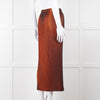 Issey Miyake pleats Please Orange Micro Pleat Skirt