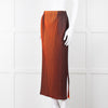 Issey Miyake pleats Please Orange Micro Pleat Skirt