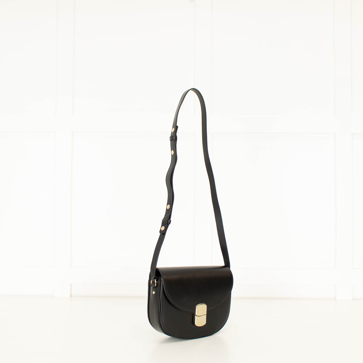 Sezane Claude Black Crossbody Handbag