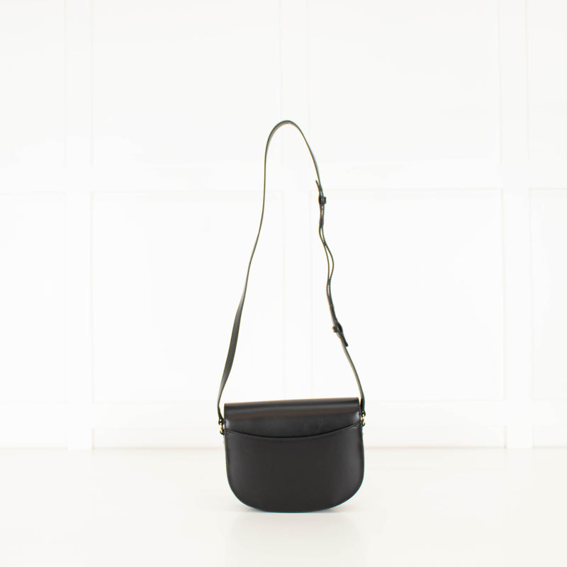 Sezane Claude Black Crossbody Handbag