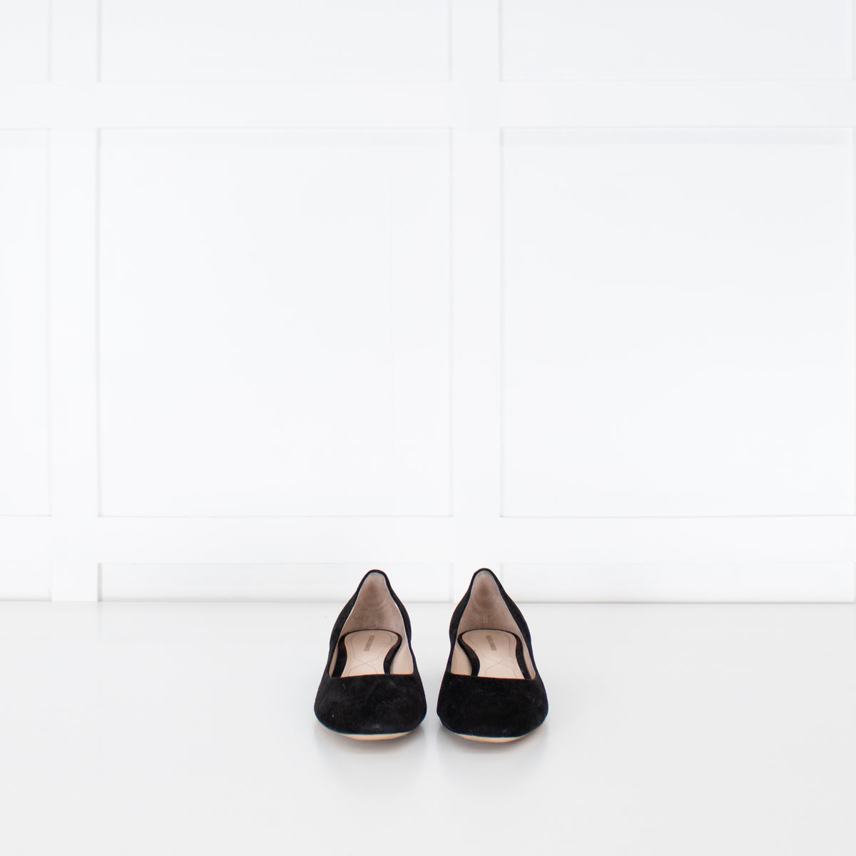 Nicholas Kirkwood Black Suede Faux Pearl Heeled Shoes